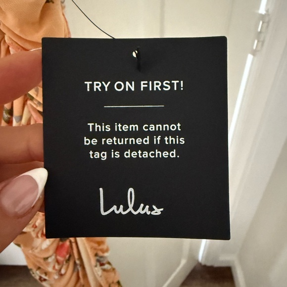 Springtime Bliss Orange Floral Print Mesh Bodycon Mini Dress - Picture 4 of 7